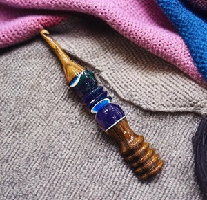 <b>Crochet</b> <b>Hooks</b> Ergonomic Resin with Oil Free Wood Smooth and Strain Free Design Anti Sticky Polish Durable Packing Wood <b>Crochet</b> - Product Image 6