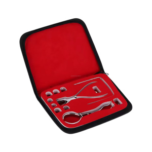 Juego de perforadores de dique de goma dental de acero inoxidable, instrumentos con certificación CE ISO, proveedor mayorista - Product Image 1