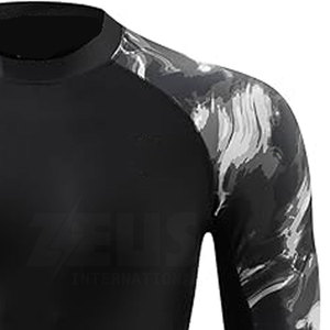 Rashguard homme manches longues en Spandex/Polyester pour la vente en gros, design personnalisé, nouvelle taille adulte - Product Image 4