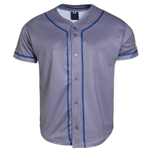 Maillot de baseball personnalisé 2026 léger et respirant pour homme – Uniforme confortable avec nom du joueur et motif – 100 % polyester antibactérien - Product Image 1