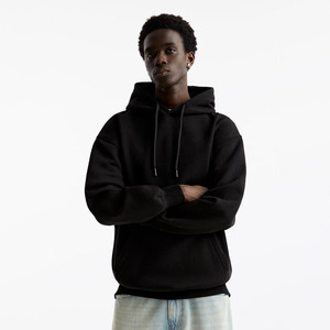 Unisex 480GSM 100% Cotton Hoodies Customizable <b>Heavy</b> Thick Pullover Zipper Solid Logo Winter Wholesale Fleece Men's Clothing - Product Image 1