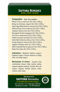 Saffona Glyci-Balance <strong>Atta</strong> Herbal <strong>Multigrain</strong> Nutrition Flour 1Kg - Product Image 2