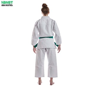 Uniforme Tradicional de Taekwondo de Algodón y Poliéster, Dobok para Artes Marciales, Traje de Entrenamiento Superpuesto con Cinturón Sólido, Nuevo - Product Image 1
