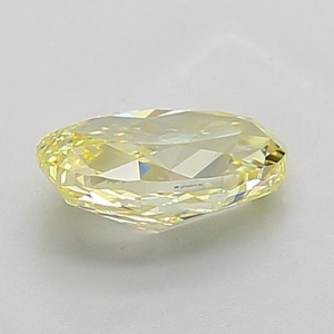 Diamante de Corte Ovalado de 2.02 Quilates, Color Amarillo Intenso Fantasía, Pulido Excelente, Claridad VVS2, Cultivado en Laboratorio, Certificado IGI, Gema Suelta Brillante - Product Image 4