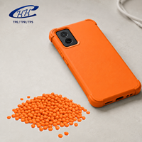 Matière première TPE à base de SEBS souple et flexible absorbant les chocs pour le moulage par injection de coques de téléphone portable