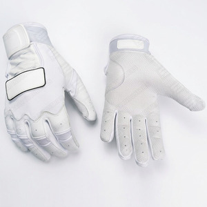 Guantes de Béisbol y Sóftbol Personalizados de Cuero con Puño Corto, Cierre de Velcro, Opciones de Talla, Logotipo, Calidad, Talla XL - Product Image 4
