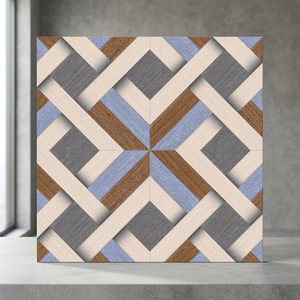 Acabado mate 400x400mm Iris madera gris porcelana baldosas duraderas 40x40cm azulejos para uso gubernamental y comercial - Product Image 1
