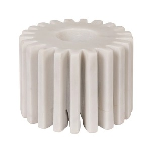 Porte-bougie décoratif artisanal en marbre naturel de luxe à 1 bras pour la table à manger et l'intérieur de la maison à prix avantageux - Product Image 3