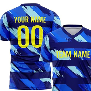 เสื้อฟุตบอลผ้าโพลีเอสเตอร์ 100% ระบายอากาศได้ดี น้ำหนักเบา ราคาสมเหตุสมผล สำหรับผู้ชาย - Product Image 6