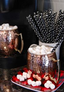 Hammered copper drink mug set northern sky beverage <b>cups</b> <b>reusable</b> handcrafted cocktail mugs premium durable - Product Image 3