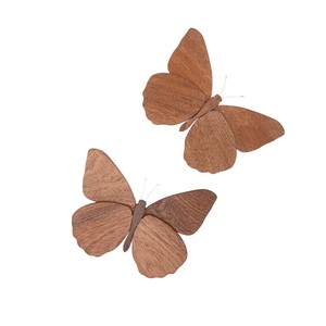 Exquisito mango de mariposa de madera de mango pintado a mano - Venta al por mayor - Product Image 3