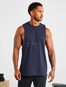Sublimation Printing Men Tank Top High Quality Loose Fit Men Tank Top Fitness Wear Men Tank Top - Product Image 4