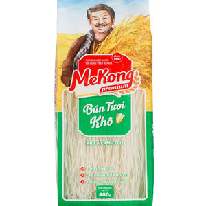 Fideos de Arroz Secos Premium 400g Sin OMG Sin Borax Proveedor OEM de Vietnam Fideos Finos de Arroz para Sopa y Hotpot - Product Image 1