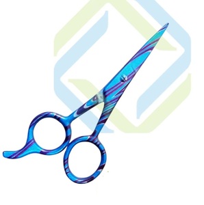 Mini Tijeras de Peluquería Multicolor Profesionales de Acero Inoxidable con Punta Afilada para Diestros, 28 Dientes, para Cutículas, Maquillaje y Nariz - Product Image 4