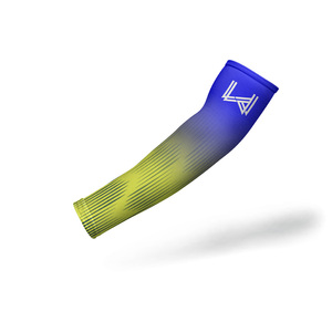 Mangas de Compresión Deportivas Largas para Hombre con Estampado por Transferencia Térmica, Soporte para Brazos, Tejido de Poliéster Transpirable para Gimnasio y Correr - Product Image 6