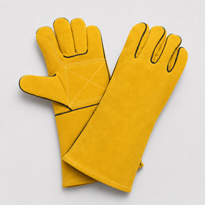 Premium Leather Work <b>Gloves</b> Offer Reliable Palm Protection Flexible Movement And <b>Long</b> Lasting Comfort For Daily Tasks - Product Image 2