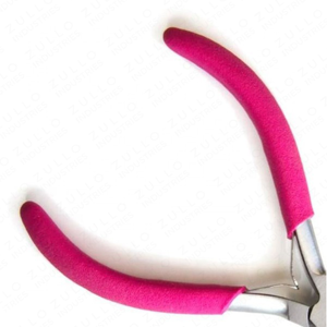 Pince à perles pour extensions capillaires robuste avec poignée en caoutchouc, kit d'outils pour micro-anneaux, logo personnalisé, fabricant en gros - Product Image 6