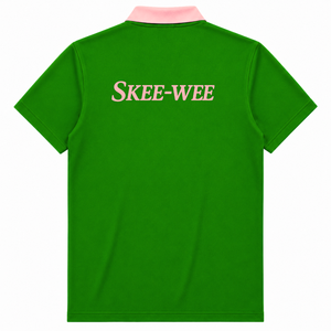 Custom Alpha Kapa Alpha Sorority Breathable <b>Polo</b> <b>Shirt</b> with Embroidered Logo Front green <b>pink</b> casual short Sleeve for Female - Product Image 3