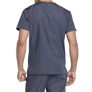 Ensemble d'uniformes médicaux unisexes confortables WASI SPORTS, tissu 100 % coton doux et léger, coutures durables, entretien facile, style moderne pour hôpital - Product Image 3