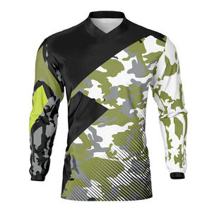 Maillot de course moto tout-terrain personnalisé respirant sublimé pour motocross, chemise de motocross, tenue de moto tout-terrain OEM ODM - Product Image 1