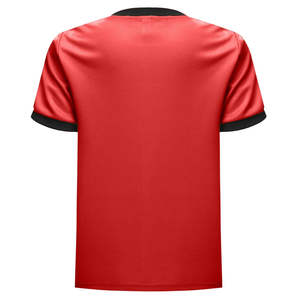 Camiseta de Fútbol Americano para Hombre con Estampado por Transferencia de Calor OEM, Manga Corta, Logotipo Frontal Personalizado - Product Image 4