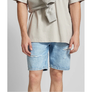 Shorts en jean pour hommes sur mesure, streetwear, dernière mode, nouveau design, shorts en jean imprimés sur mesure pour hommes - Product Image 2