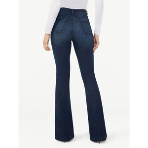 Hot Selling Apparel <b>Women's</b> <b>Jeans</b> Loose Flared Pants Fashion High <b>Waist</b> Skinny Denim Pants - Product Image 6