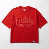 T-shirt Streetwear Oversize Unisexe Rouge à Motif Graphique pour Homme, en Coton Lourd 100% Personnalisé avec Logo 3D en Relief et Impression Gonflée – Vente en Gros