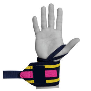 Bandes de poignet personnalisées avec logo imprimé, prix bas, faible MOQ, fabrication professionnelle, bandes de poignet pour l'entraînement et la musculation - Product Image 2