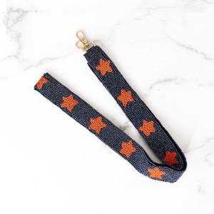 Correa de guitarra y bolso personalizable con cuentas de vidrio bordadas a mano CRYSTAL CRAFT con logotipo personalizado - Product Image 1