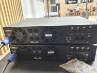 Amplificador de Potencia Digital DSP de 4 Canales Serie LS3 KS con Carcasa Metálica, Conectividad XLR, Impedancia de 4/8 Ohmios, SNR >100dB