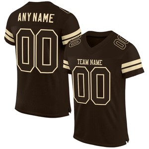Football Team Jerseys OEM ODM Service Custom Printing Moisture Wicking 100% Polyester Quick Dry Factory Discounted Player <b>Number</b> - Product Image 1