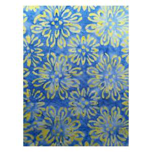 Tissu Batik Géométrique Abstrait Fait Main 100% Polyester Écologique Léger pour Vêtements DIY Filles Tenues d'Été Vente en Gros - Product Image 2