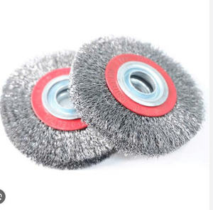 ODM OEM 304 Tipo de disco de acero inoxidable Cepillo Industrial/Función de bricolaje para limpiar superficies moldeadoras Artesanías de madera - Product Image 2