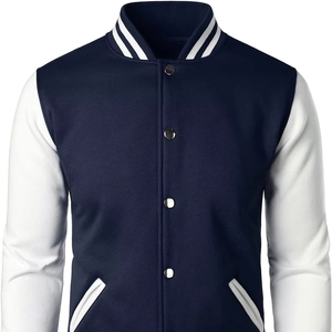 แจ็คเก็ตบอมเบอร์แบบ OEM พร้อมป้ายปักลาย ขายส่งเสื้อโค้ทแบบ Letterman สำหรับโรงเรียน ชมรมกีฬา และทีมวิทยาลัย - Product Image 1