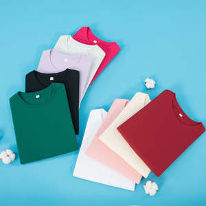 T-shirts à manches courtes pour hommes, 100% coton, coupe ample, couleurs personnalisables, anti-boulochage, respirants, style décontracté, service OEM - Product Image 4