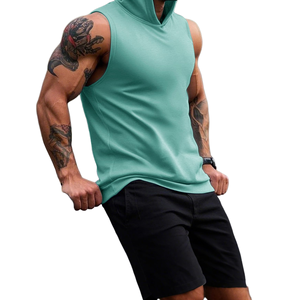Haut de sport sans manches pour homme à prix abordable, style dernier cri, entièrement personnalisable, pour la musculation et la gym - Product Image 5