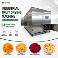 Industriële warmtepomp fruitdroogmachine 400-500 kg, SUS304, automatische dehydrator voor voedsel (bijvoorbeeld appel, papaja)