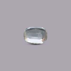 Natural Sky Blue Aquamarine 5.6 Carat Faceted Oval Cabochon Loose Gemstone for Fine Jewelry - Product Image 2