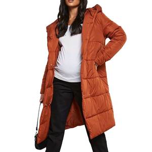 <b>Women</b> Winter Bubble Jacket Hooded Quilted Puffer <b>Coat</b> Long Sleeve Zip Up Casual Outdoor Warm Fashion Outerwear 2026 - Product Image 1