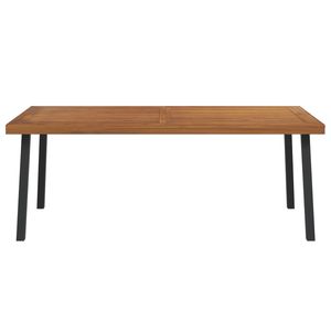 78.7 da tavolo con Patio in legno massello di Acacia \ "x39.4 \" x29.5 \ "mobili da esterno durevoli - Product Image 3