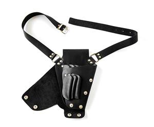 Funda de Cuero Genuino de Lujo para Tijeras de Barbero, Porta Tijeras Profesional para Estilistas, Bolsa de Cintura para Herramientas de Salón, Protección para Barberos - Product Image 2