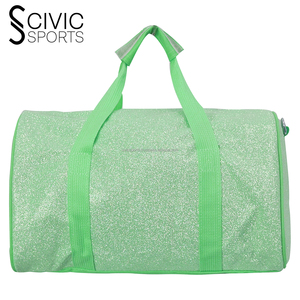 Bolso de viaje personalizado con purpurina para niñas, bolsa de baile con logotipo personalizado, Material de lona, diseño de purpurina arcoíris - Product Image 6