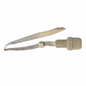 Cinta Trenzada de Mylar Blanco y Cuero con Nudo de Espada para Fabricantes OEM, Accesorio de Uniforme para Equipo de Defensa Personal - Product Image 3