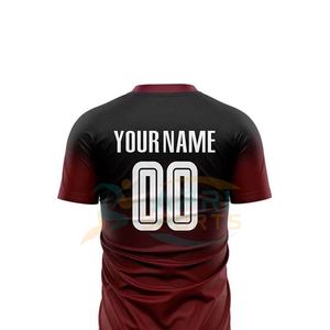 Meilleur uniforme de football pour hommes, impression numérique personnalisée, 100% polyester, maille respirante, séchage rapide, manches courtes, uniforme d'équipe unisexe pour adultes - Product Image 6