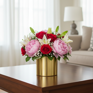 Vases sur pied minces en aluminium doré de luxe, écologiques, pots de fleurs métalliques modernes, centres de table haut de gamme pour mariages et événements - Product Image 4