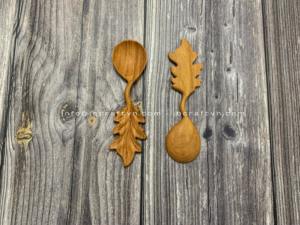 ช้อนชากาแฟรูปใบไม้ไม้เลมอนช้อนผสมน้ำผึ้งของหวานพร้อมที่จับยาว - Product Image 2