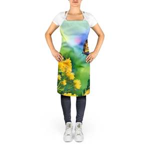 Kentucky Goldenrod acuarela Unisex gran delantal Multicolor para cocinar hornear jardinería-para adultos hombres mujeres Servidor de cocina - Product Image 2