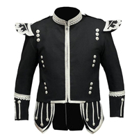 Costume d'affaires plissé à manches longues 100 % laine pour homme, grande taille, qualité supérieure, imperméable et personnalisable, pour batteur/trompettiste