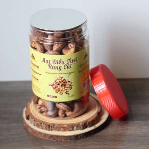 เม็ดมะม่วงหิมพานต์อบเกลือเวียดนามคุณภาพพรีเมียมขายส่ง W180 บรรจุขวด 500 กรัม ฝาสีแดง ผลิตโดยตรงจากโรงงานตงฟู่ - Product Image 4